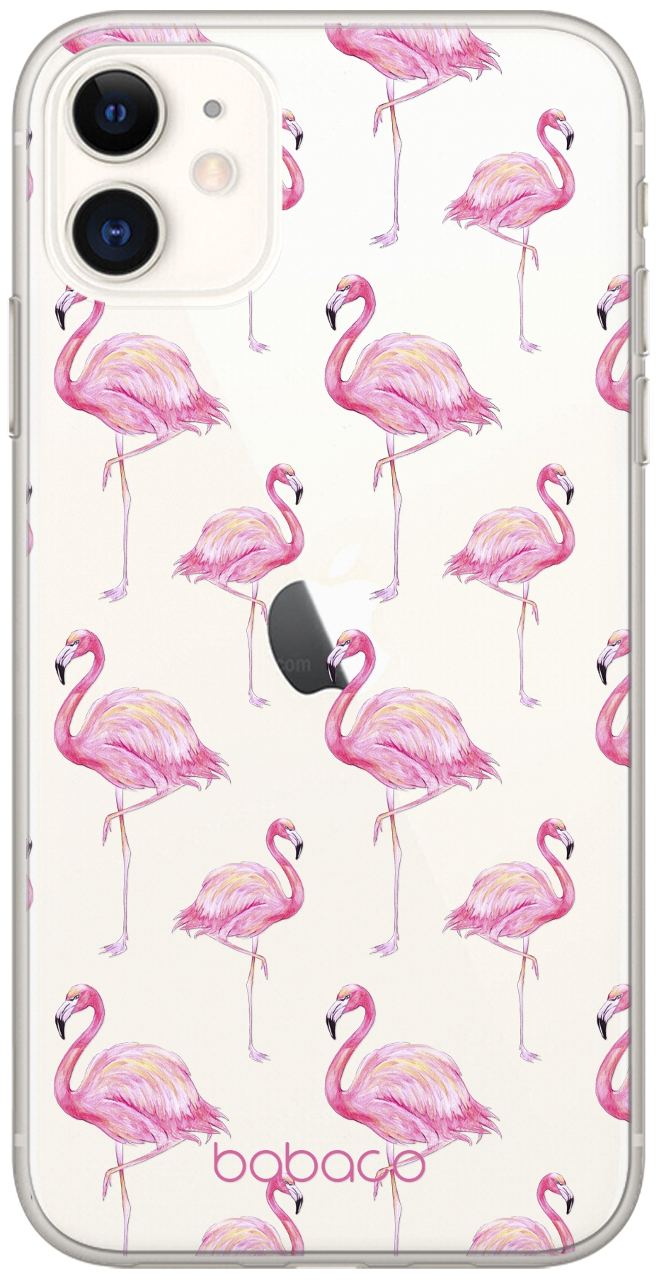 Ochranný kryt pro iPhone 12 / 12 Pro - Babaco, Flamingo 005