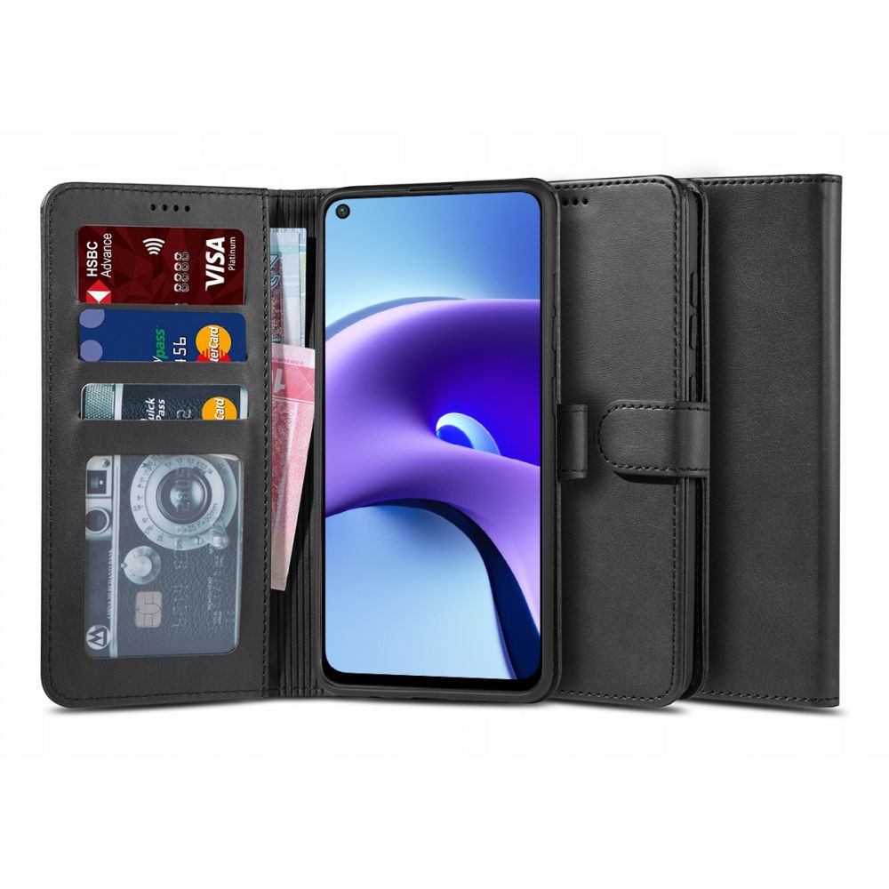 Ochranné pouzdro pro Xiaomi Redmi Note 9T 5G - Tech-Protect, Wallet 2 Black