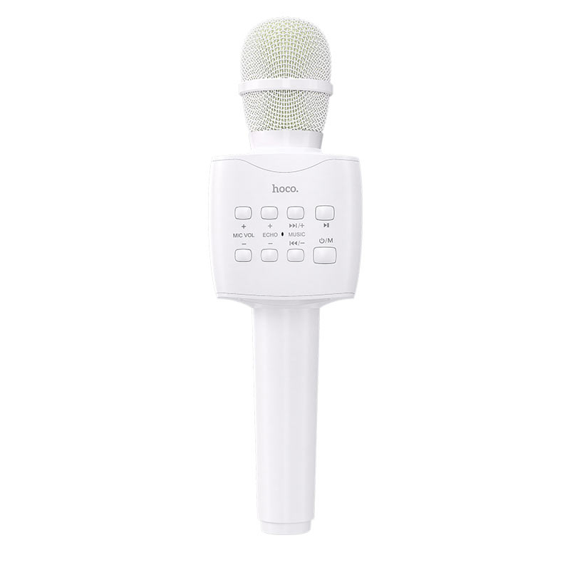Bezdrátový karaoke mikrofon - Hoco, BK5 Cantando White