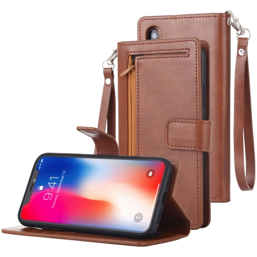 Knížkové pouzdro na iPhone XR - Mercury, Detachable Diary Brown