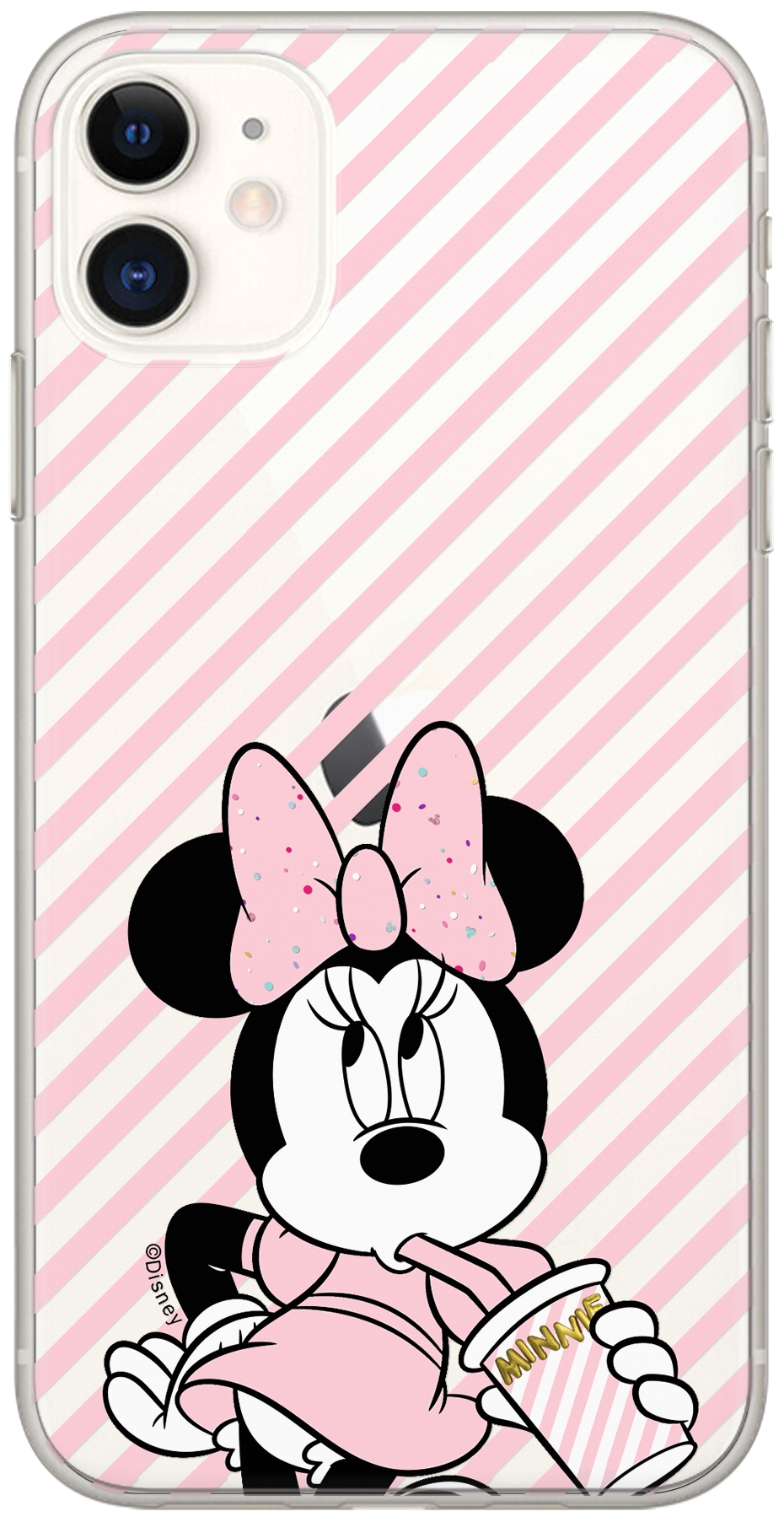 Ochranný kryt pro iPhone 7 / 8 / SE (2020/2022) - Disney, Minnie 017 Transparent