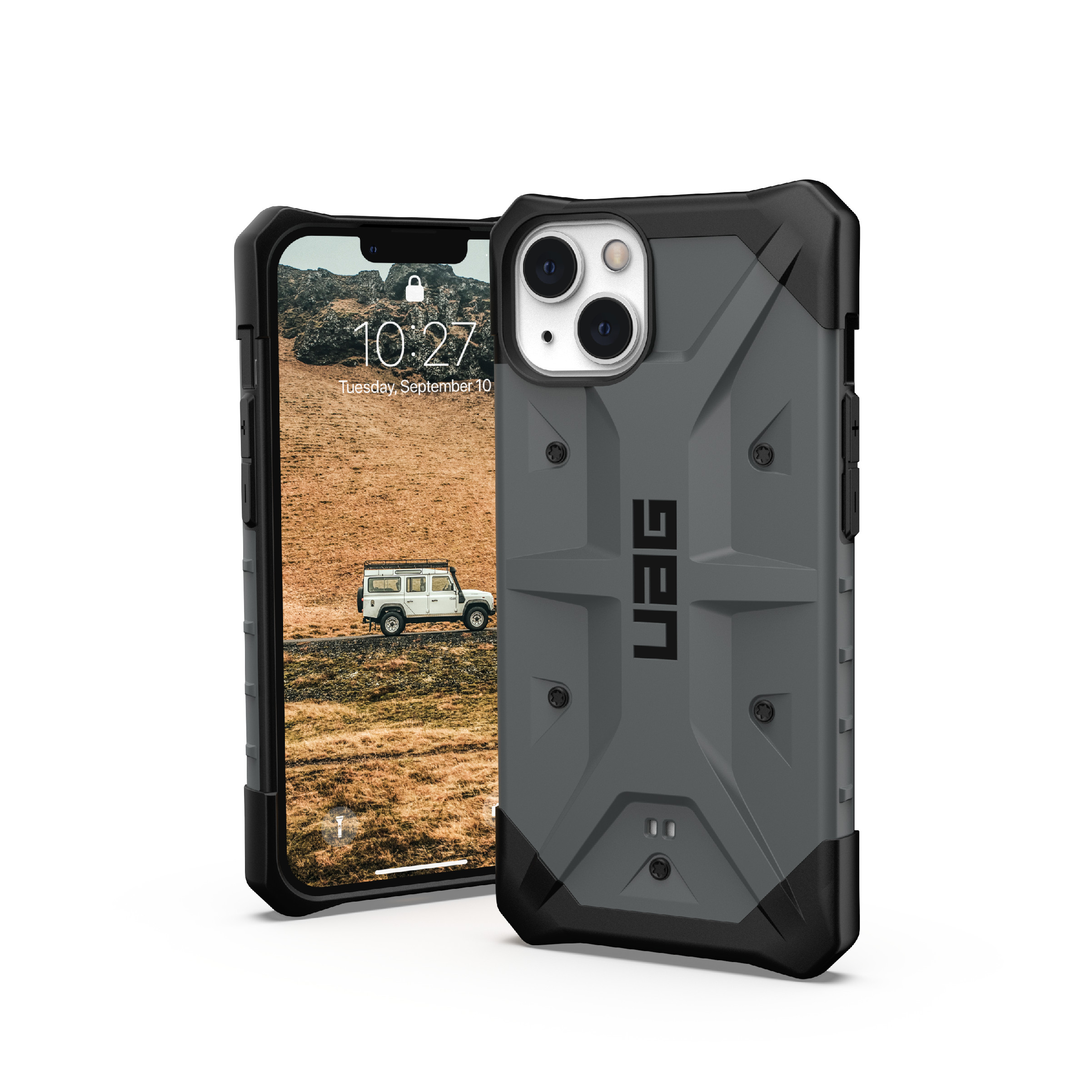 Ochranný kryt pro iPhone 13 - UAG, Pathfinder Silver