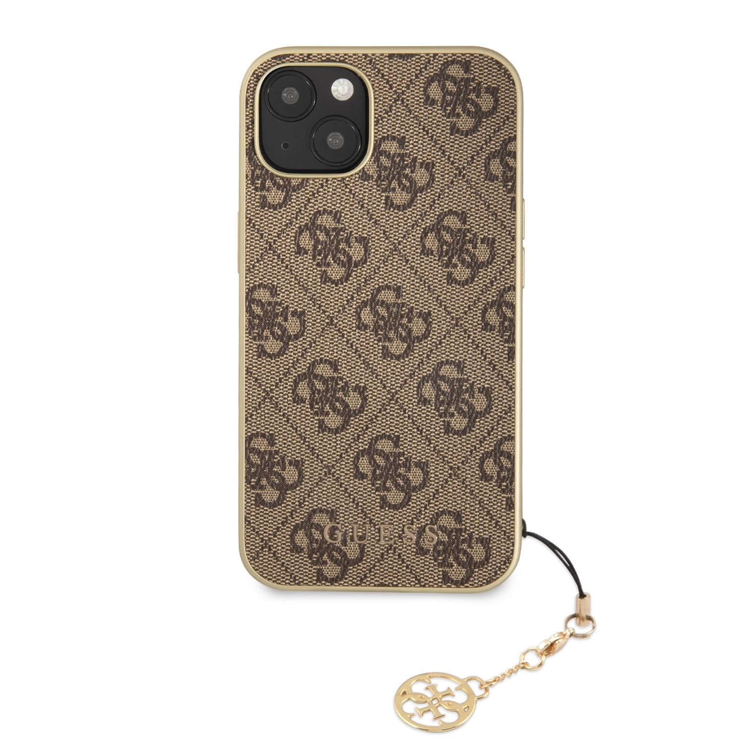 Ochranný kryt pro iPhone 13 - Guess, 4G Charms Brown