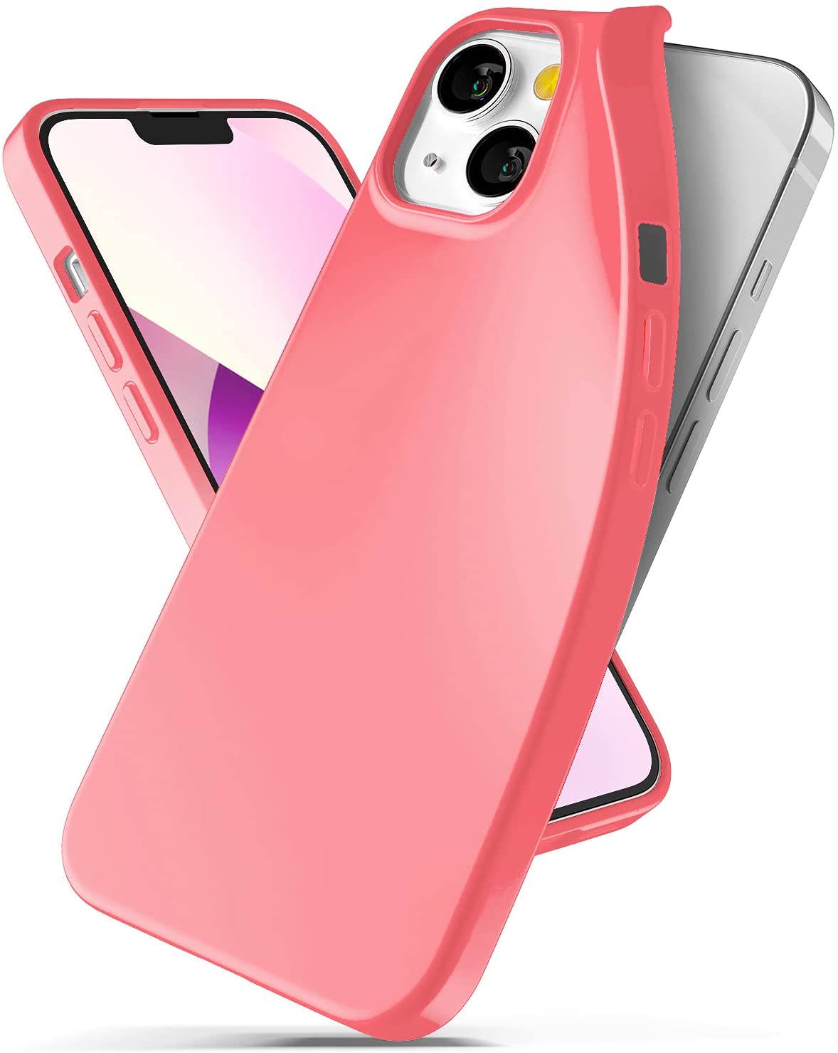 Ochranný kryt pro iPhone 13 - Mercury, Soft Feeling Pink