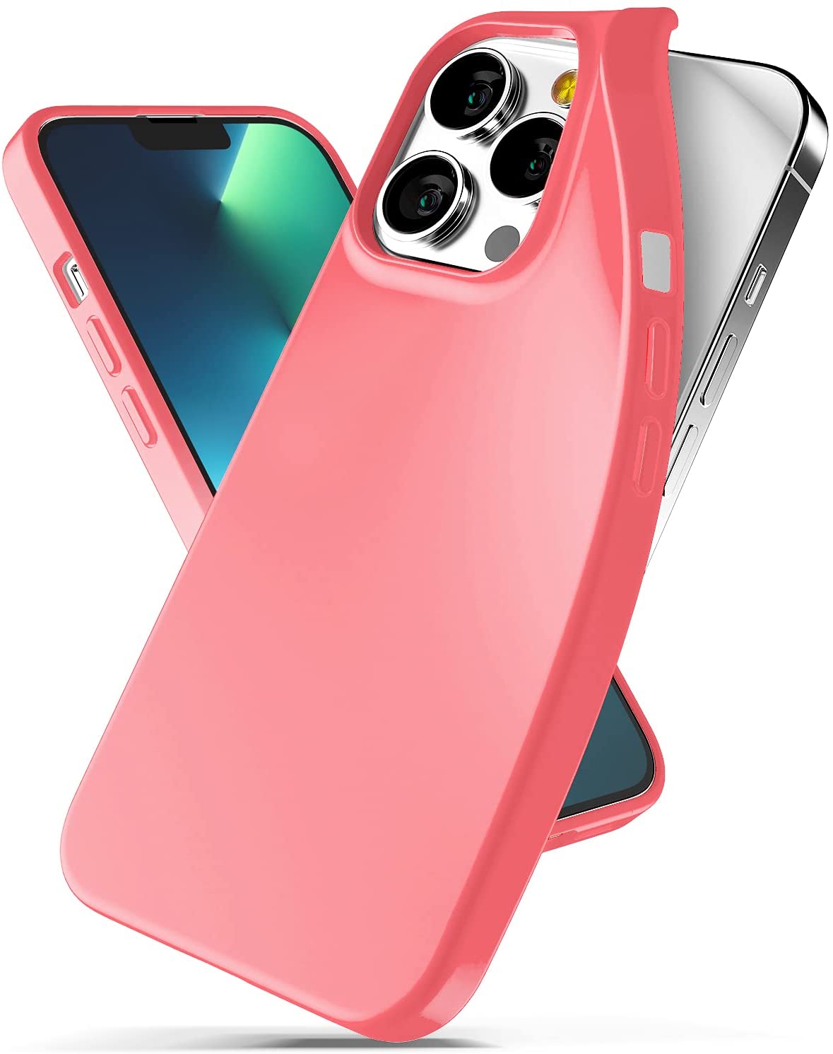 Ochranný kryt pro iPhone 13 Pro - Mercury, Soft Feeling Pink