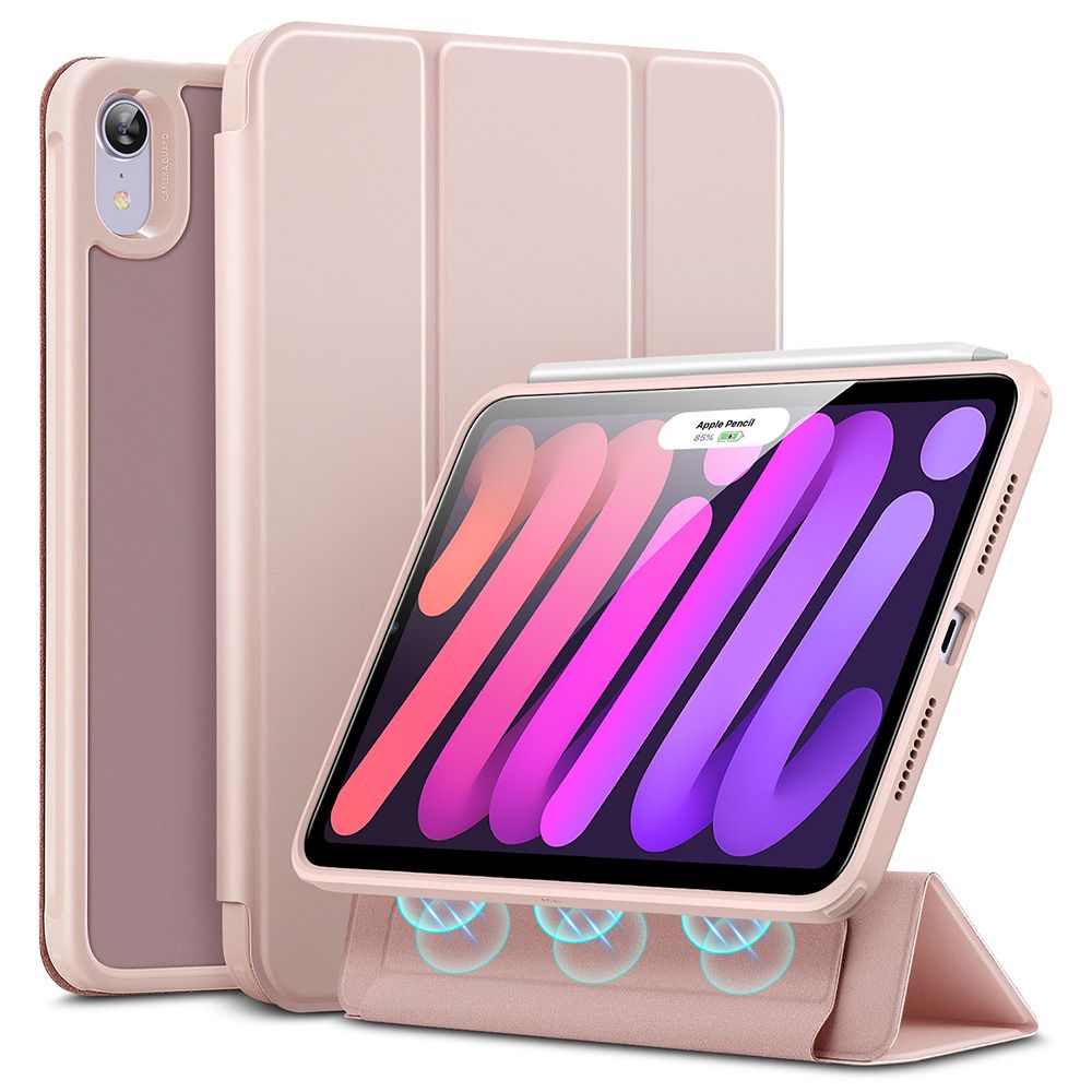 Ochranné pouzdro pro iPad mini 6 - ESR, Rebound Hybrid Frosted Pink