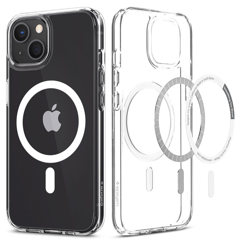 Ochranný kryt pro iPhone 13 - Spigen, Ultra Hybrid Mag White