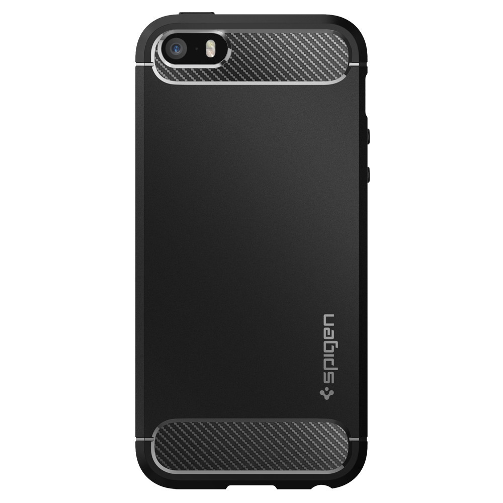 Pouzdro / kryt pro Apple iPhone 5 / 5S / SE - Spigen, Rugged Armor Black