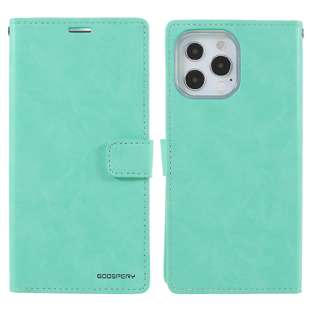 Ochranné pouzdro pro iPhone 13 Pro - Mercury, Bluemoon Diary Mint