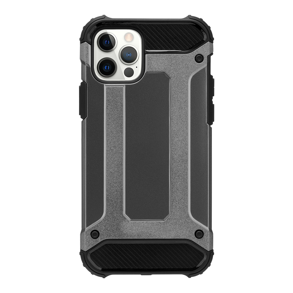 Ochranný kryt pro iPhone 12 Pro - Mercury, Metal Armor Gray