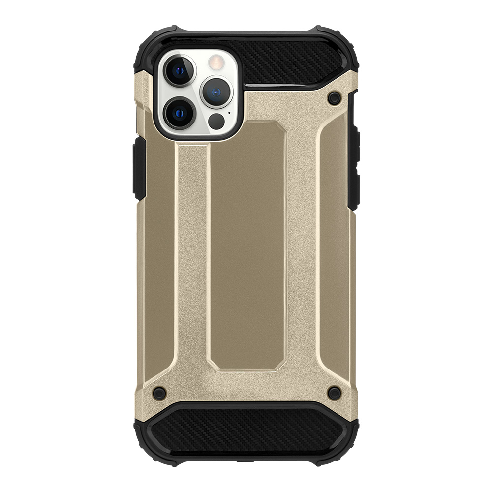 Ochranný kryt pro iPhone 12 Pro - Mercury, Metal Armor Gold