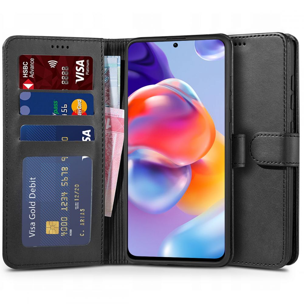 Ochranné pouzdro pro Xiaomi Redmi Note 11 Pro+ PLUS - Tech-Protect, Wallet 2 Black