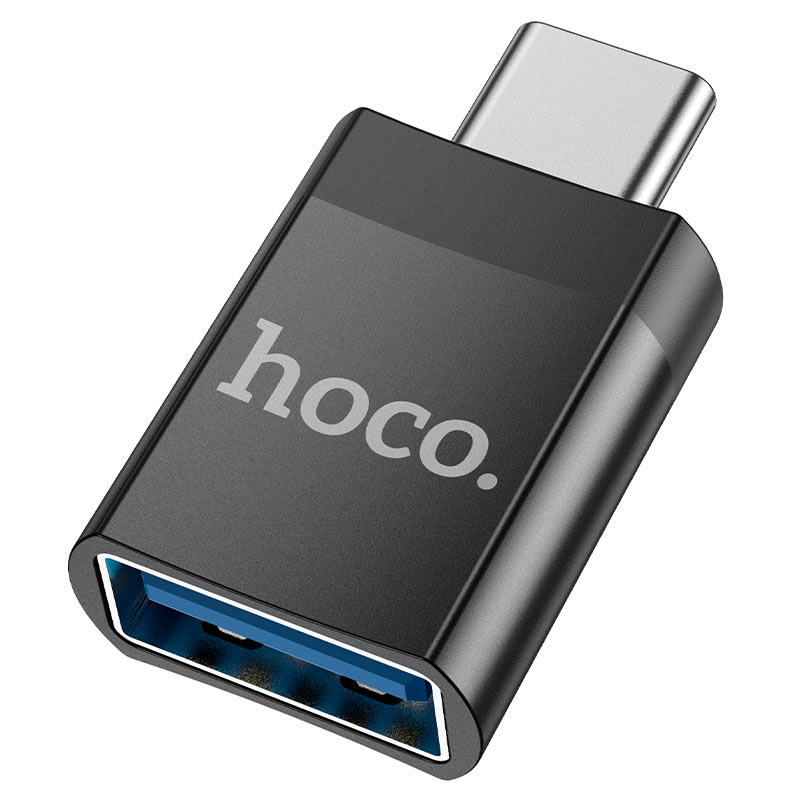 Redukce USB-C to USB-A - Hoco, UA17 Black