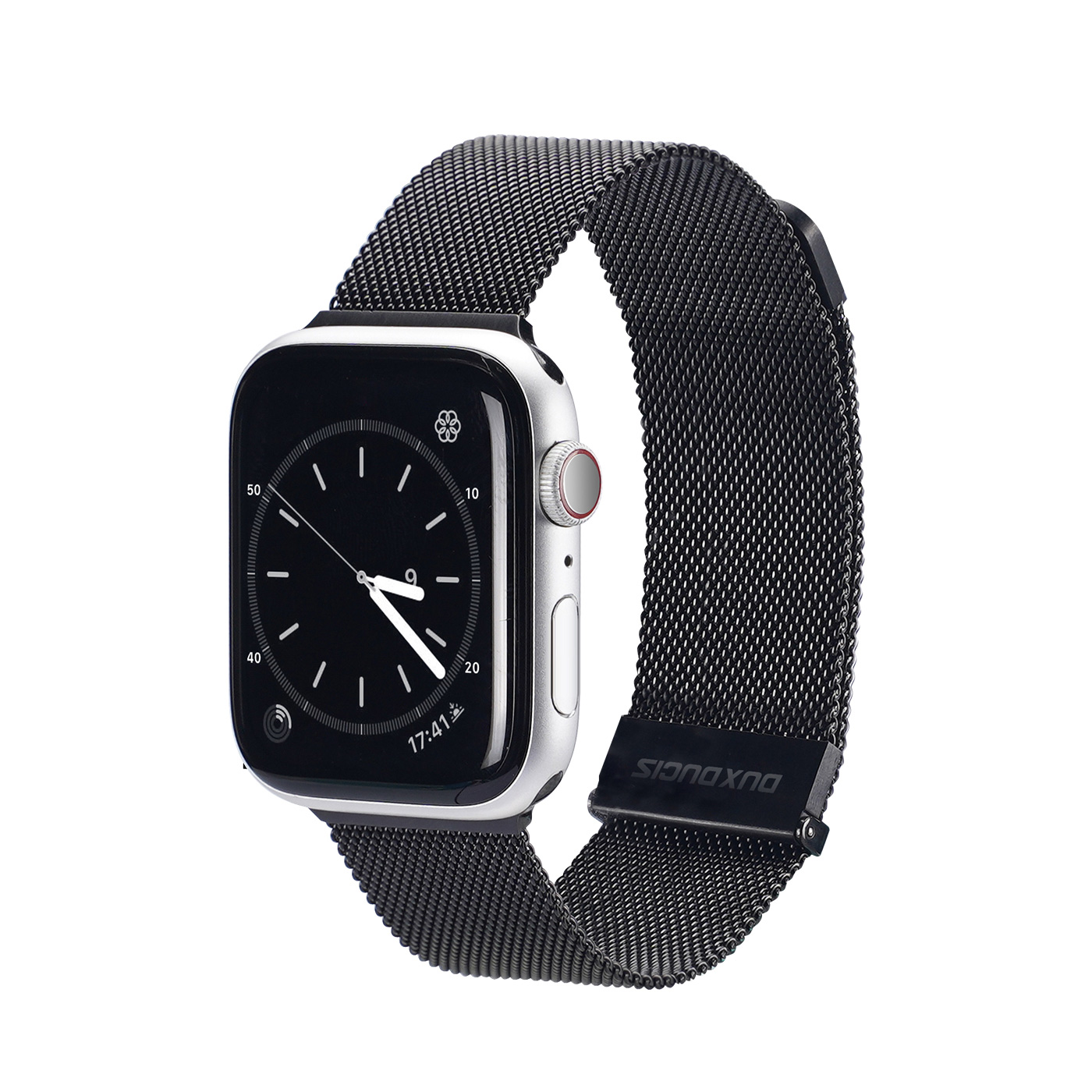 Řemínek pro Apple Watch 42mm / 44mm / 45mm / 49mm - DuxDucis, Milanese Black