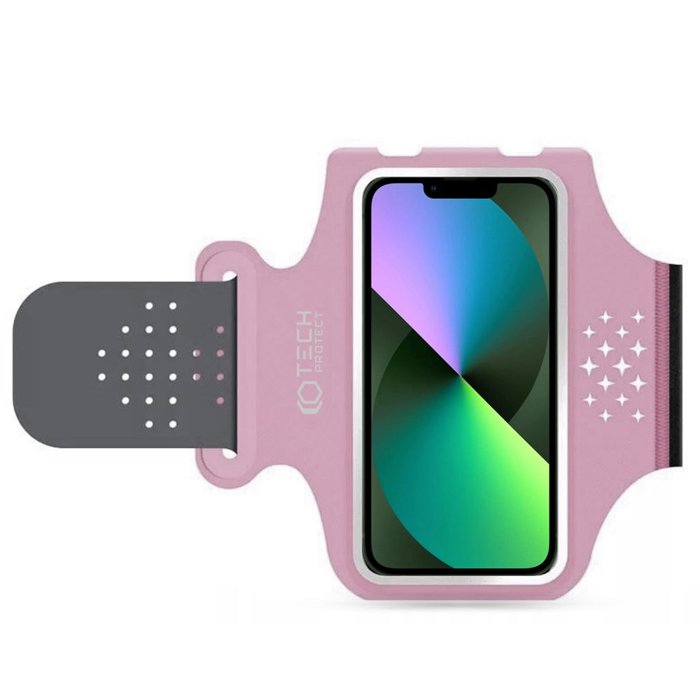Sportovní pouzdro na mobil - Tech-Protect, M1 Universal Sport Armband Pink