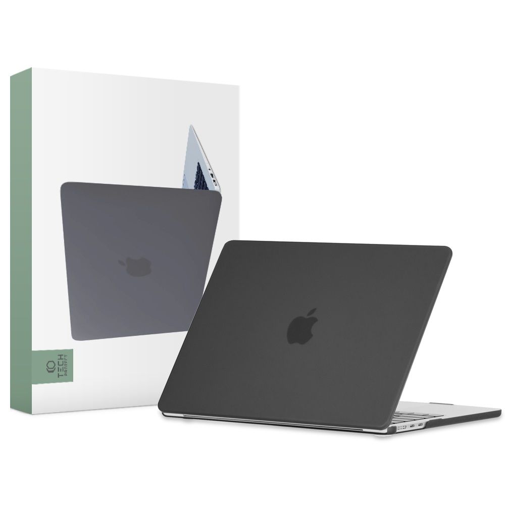 Ochranný kryt na MacBook Air 13 (2022-2024) - Tech-Protect, SmartShell Matte Black