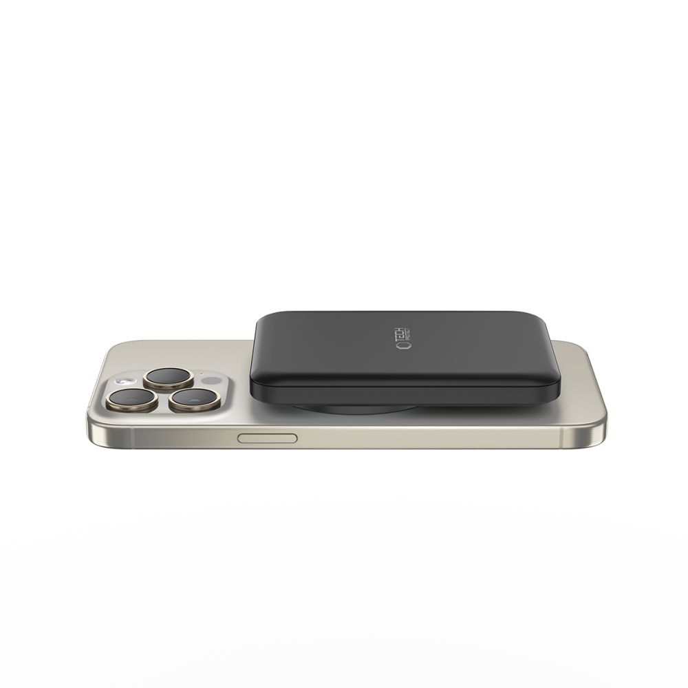 Powerbanka s MagSafe pro iPhone - Tech-Protect, PB10 LifeMag 5000mAh Black