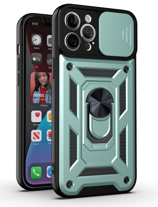 Ochranný kryt pro iPhone 7 PLUS / 8 PLUS - Mercury, Camera Slide Lime