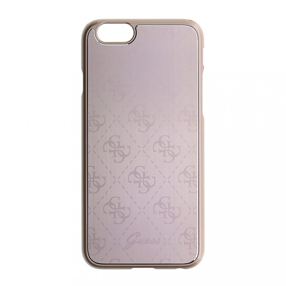 Pouzdro / kryt pro Apple iPhone 6 / 6S - Guess, 4G Aluminum Pink