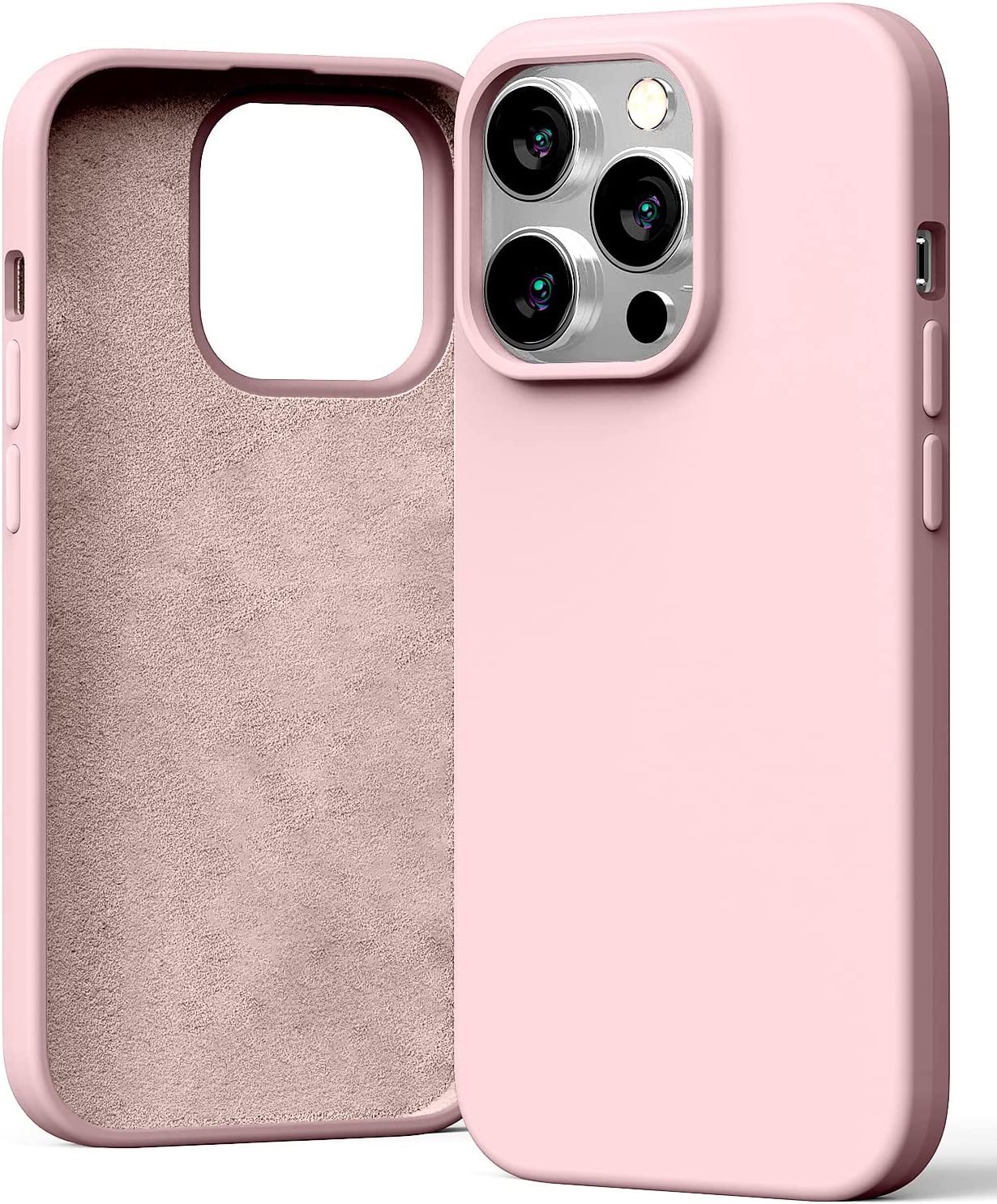 Ochranný kryt pro iPhone 14 Pro - Mercury, Silicone Pink Sand