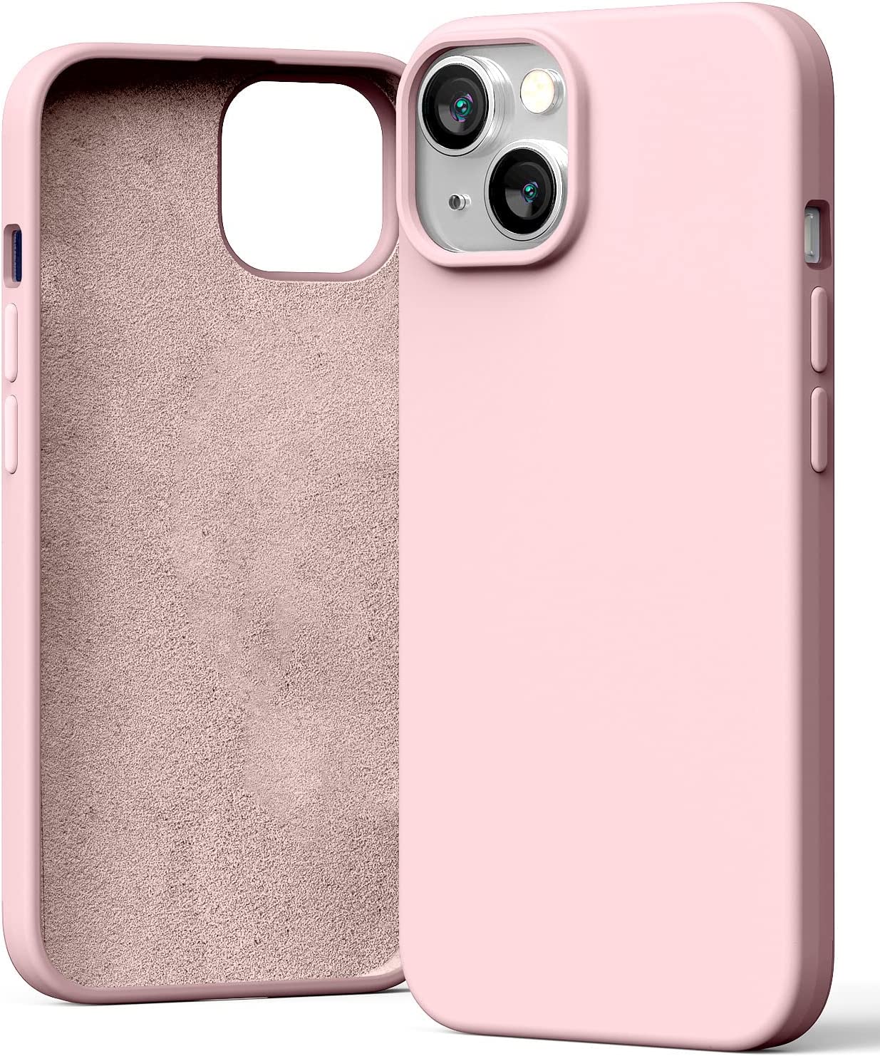 Ochranný kryt pro iPhone 14 - Mercury, Silicone Pink Sand