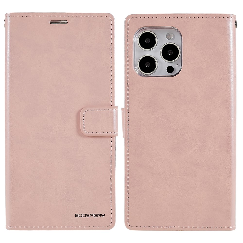 Ochranné pouzdro pro iPhone 14 Pro - Mercury, Bluemoon Diary Rose Gold