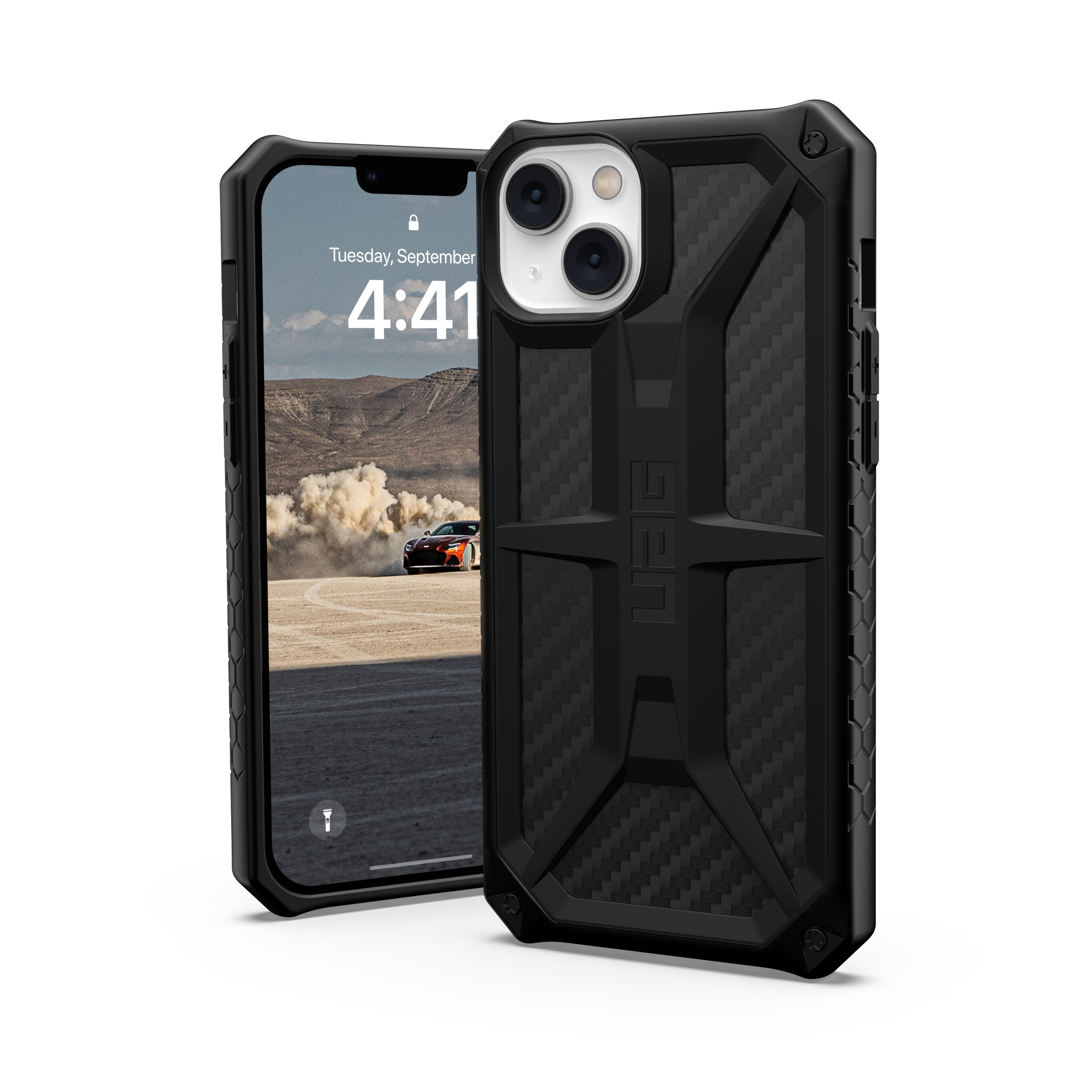 Ochranný kryt pro iPhone 14 PLUS - UAG, Monarch Carbon Fiber