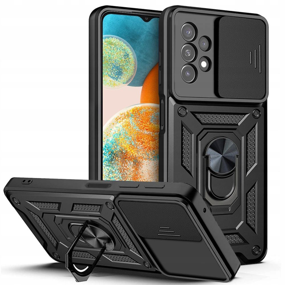 Ochranný kryt pro Samsung Galaxy A23 5G - Tech-Protect, CamShield Black