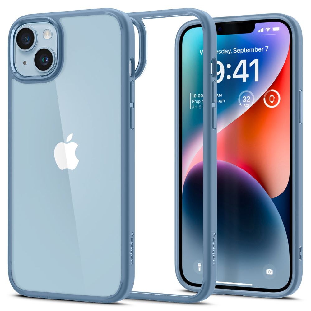 Ochranný kryt pro iPhone 14 - Spigen, Ultra Hybrid Sierra Blue