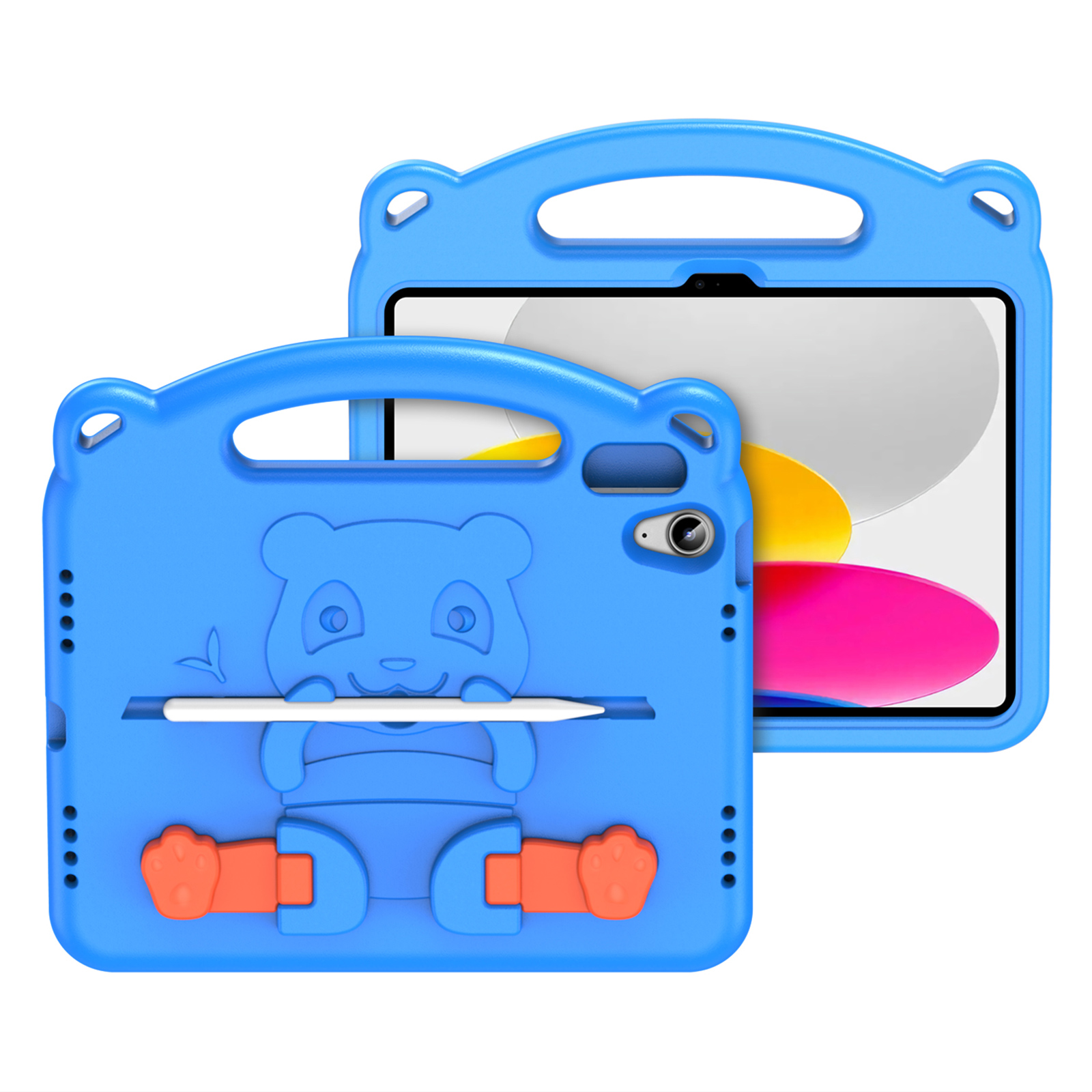 Dětské pouzdro pro iPad 10.9 (2022) - DuxDucis, Panda Blue