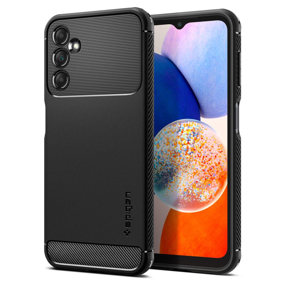 Ochranný kryt pro Samsung Galaxy A14 5G - Spigen, Rugged Armor Black