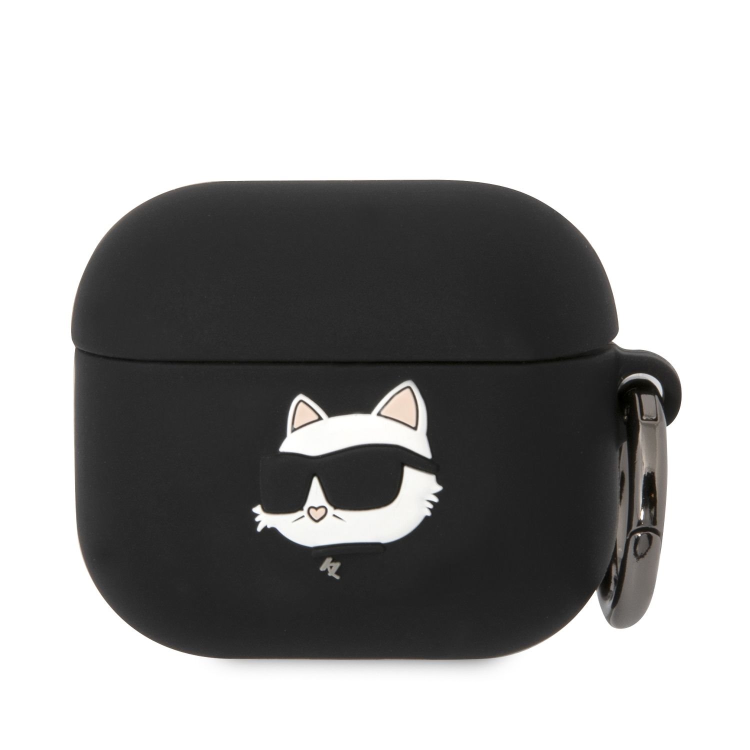 Pouzdro na sluchátka AirPods 3 - Karl Lagerfeld, NFT Choupette Head Black