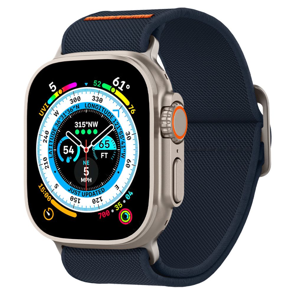 Řemínek pro Apple Watch 42mm / 44mm / 45mm / 49mm - Spigen, Fit Lite Ultra Navy