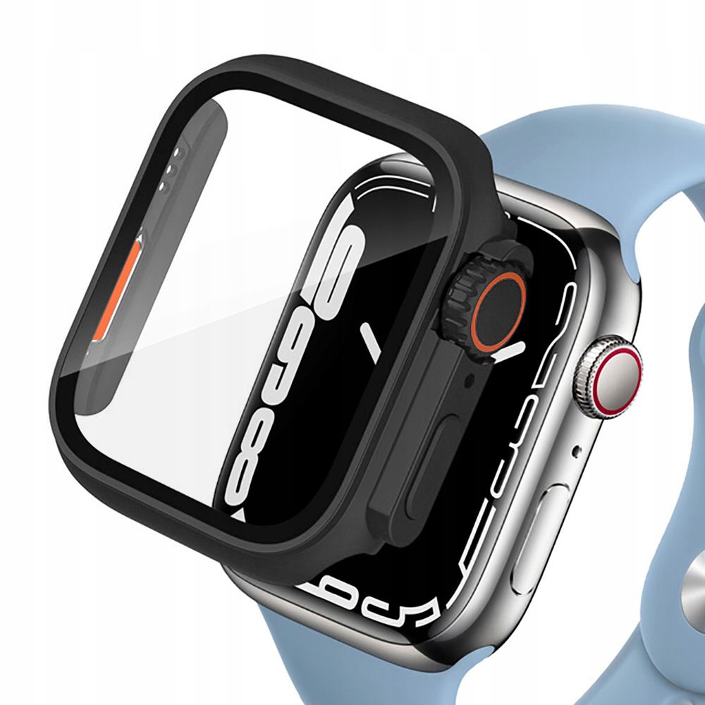 Pouzdro / kryt pro Apple Watch 44mm - Tech-Protect, Defense360 Black/Orange