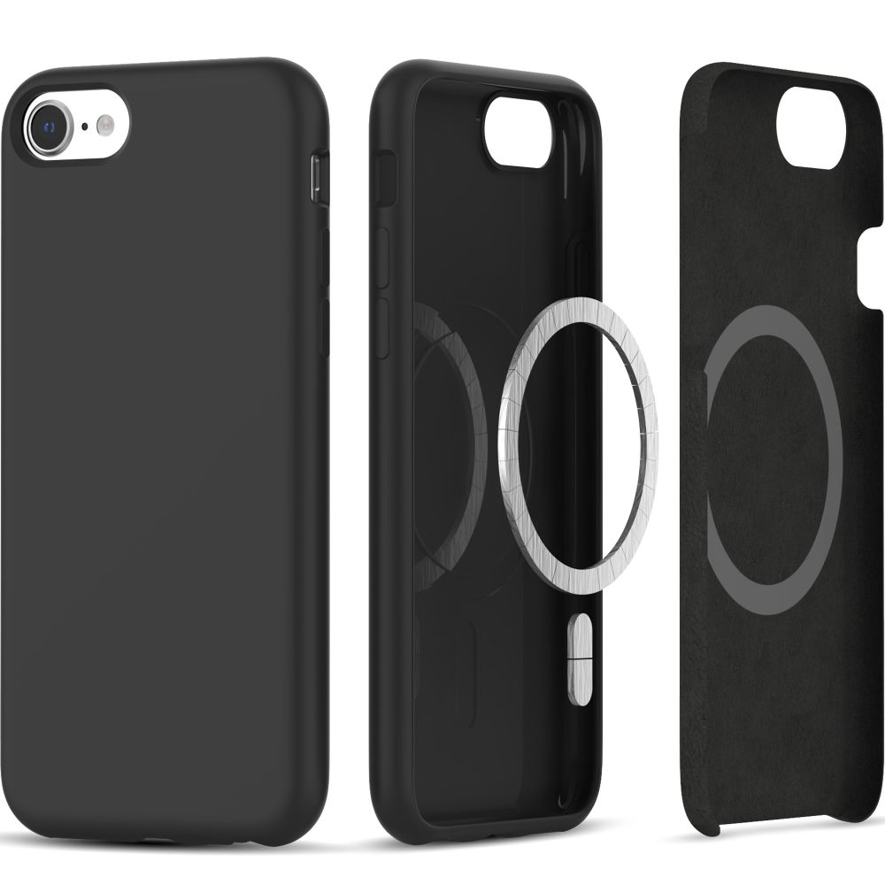 Ochranný kryt na iPhone 7 / 8 / SE (2020/2022) - Tech-Protect, Silicone MagSafe Black