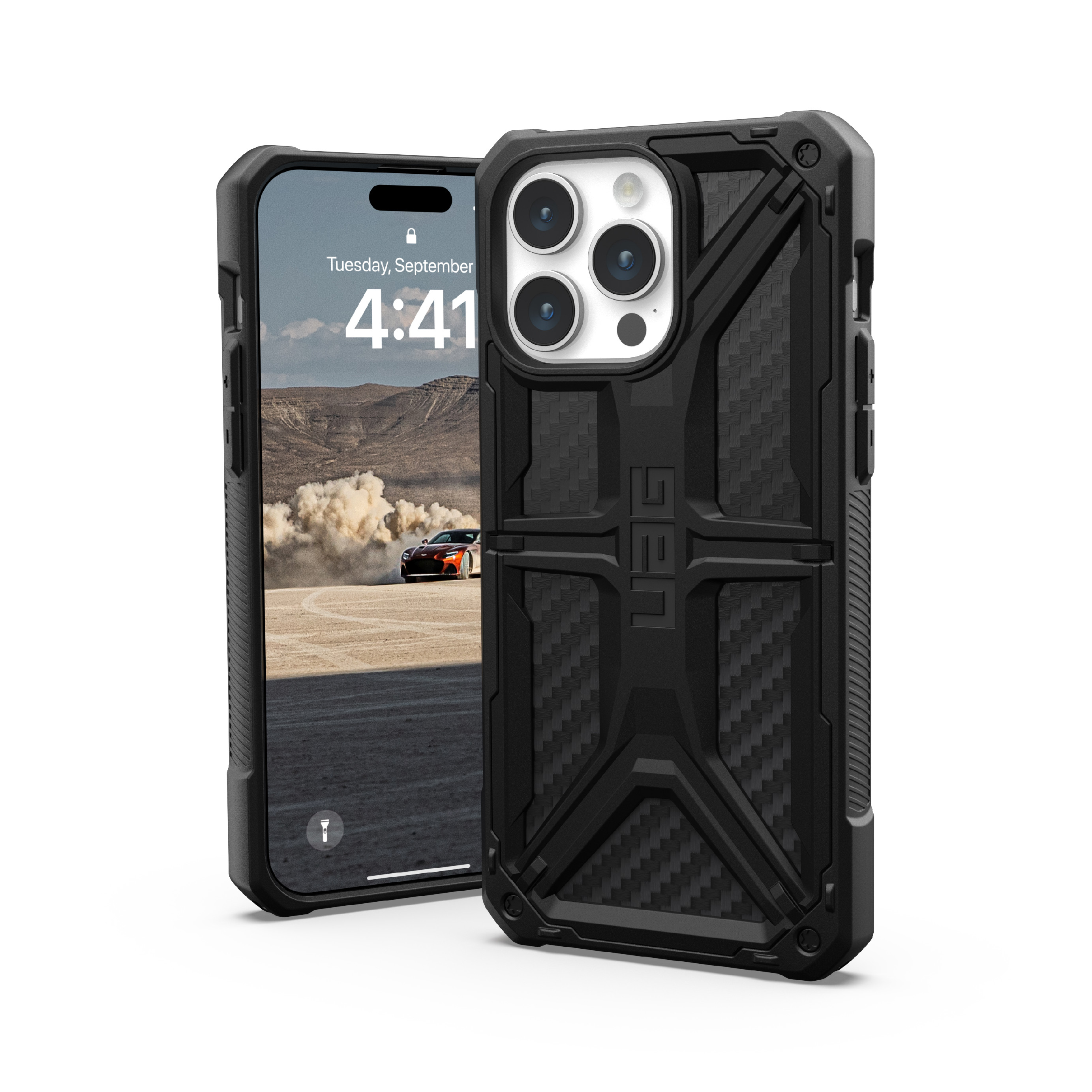 Ochranný kryt na iPhone 15 Pro MAX - UAG, Monarch Carbon Fiber