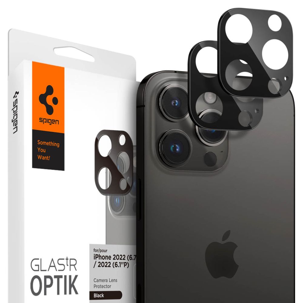 Ochranné sklo na zadní kameru iPhone 15 Pro / iPhone 15 Pro MAX - Spigen, Optik.TR (2ks)