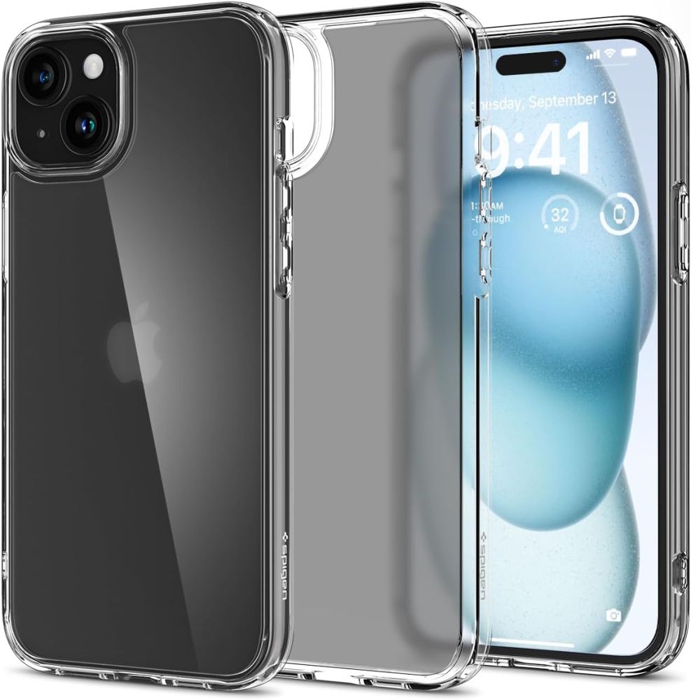 Ochranný kryt na iPhone 15 - Spigen, Ultra Hybrid Frost Clear