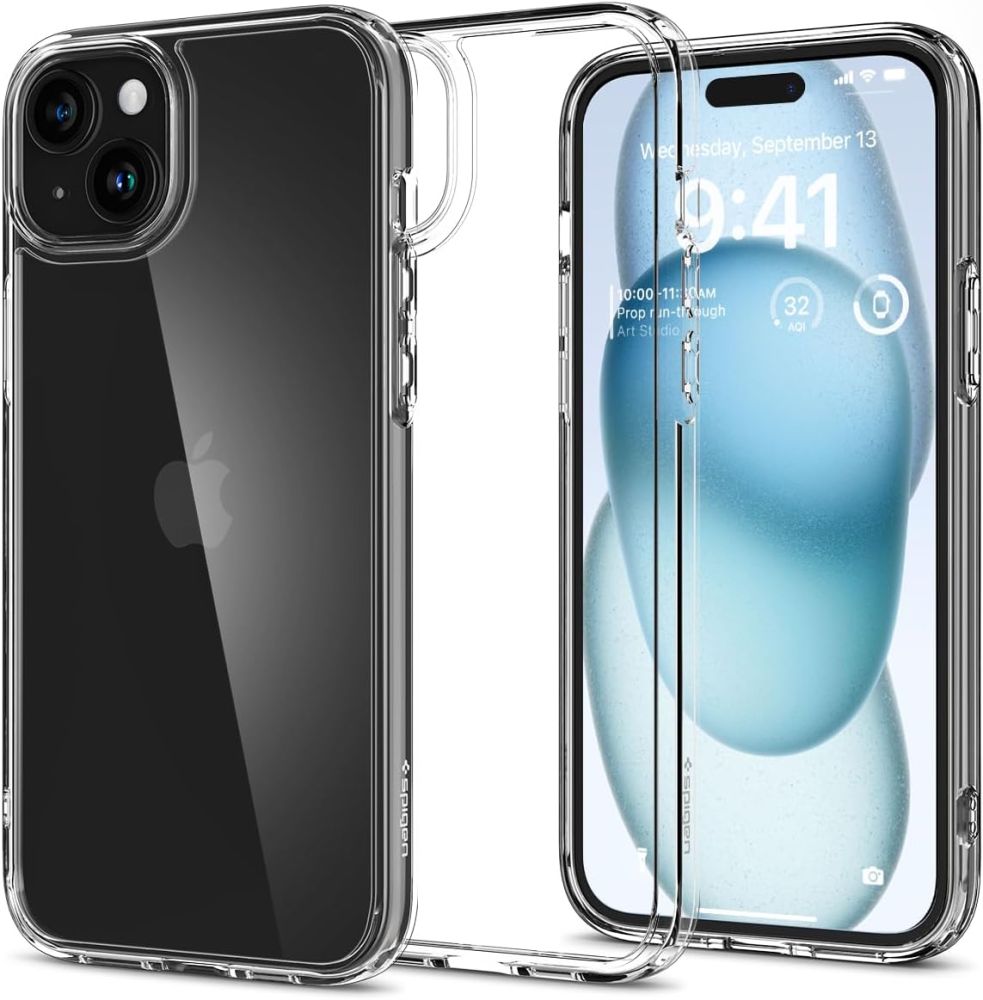 Ochranný kryt na iPhone 15 - Spigen, Ultra Hybrid Crystal Clear