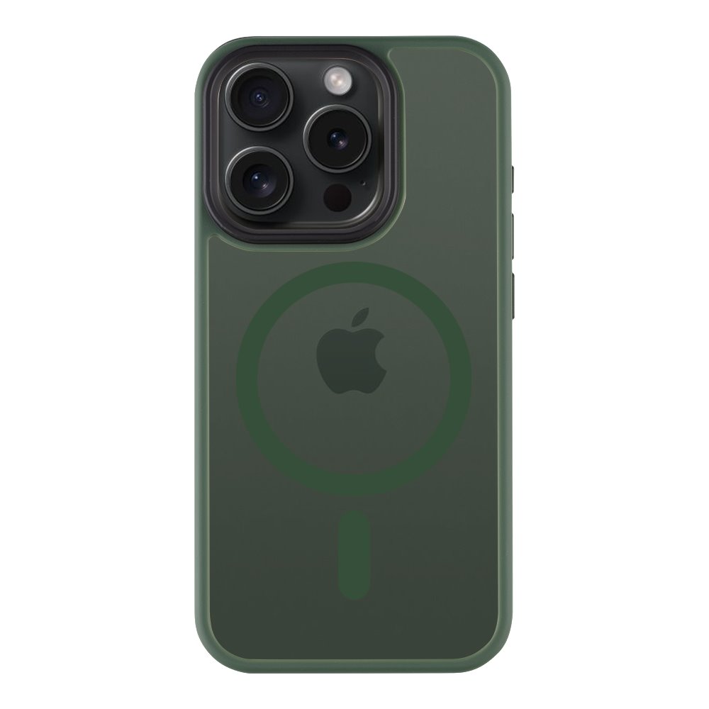 Ochranný kryt pro iPhone 15 Pro - Tactical, MagForce Hyperstealth Forest Green