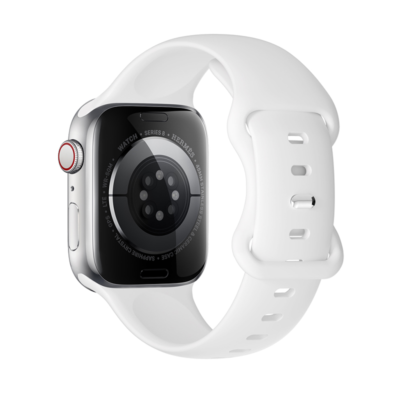 Řemínek pro Apple Watch 42mm / 44mm / 45mm / 49mm - Hoco, WA15 Flexible White