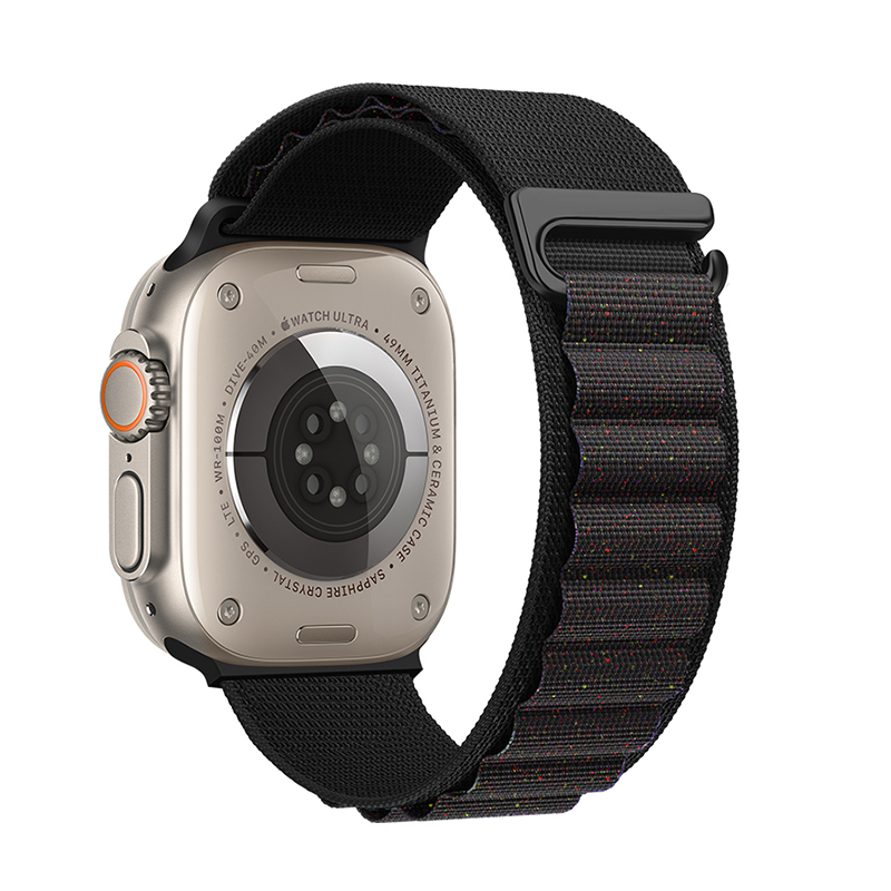 Řemínek pro Apple Watch 38mm / 40mm / 41mm - Hoco, WA20 Climbing Starlight Black Dot