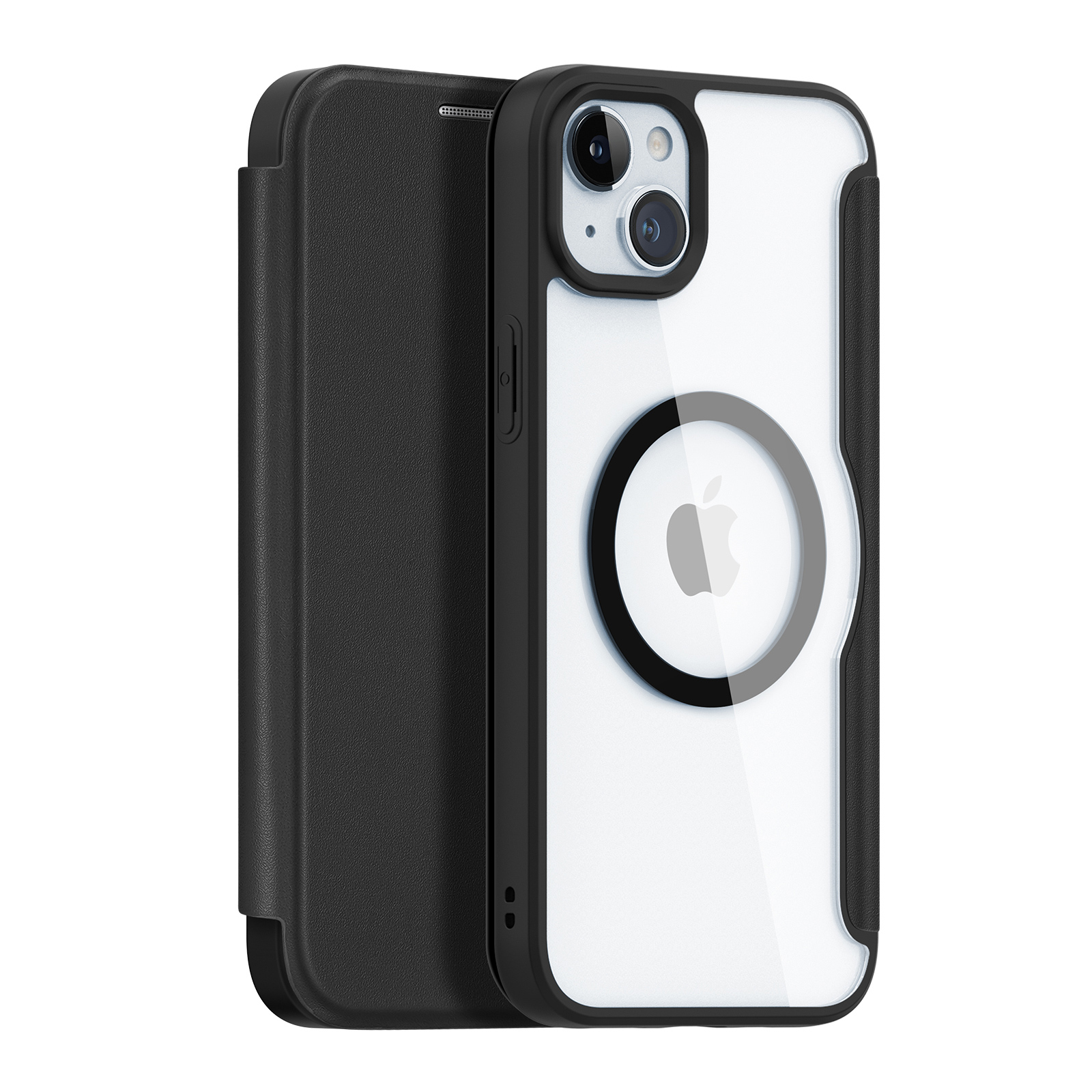 Ochranné pouzdro na iPhone 15 PLUS - DuxDucis, SkinX Pro with MagSafe Black