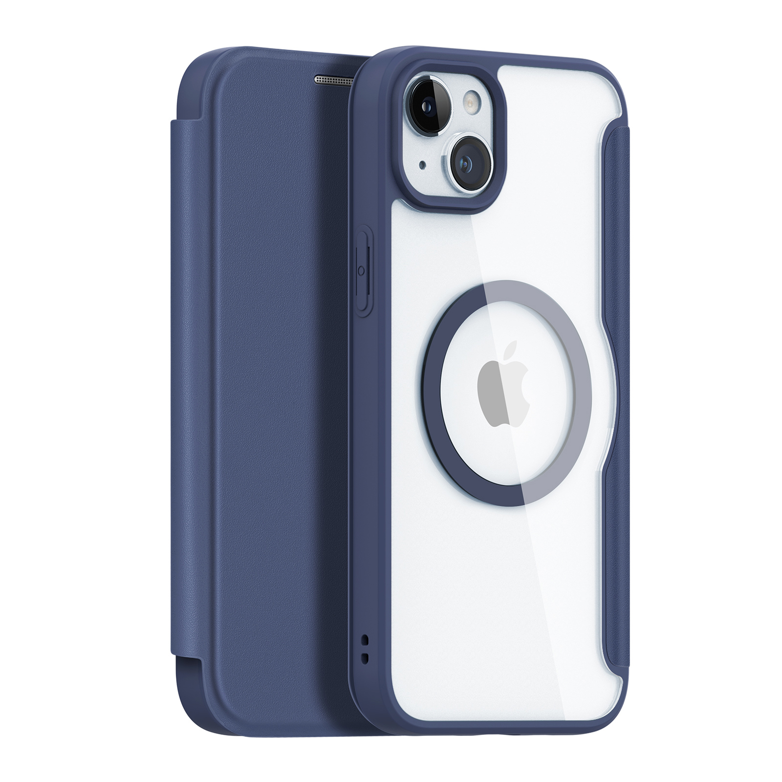 Ochranné pouzdro na iPhone 15 PLUS - DuxDucis, SkinX Pro with MagSafe Blue