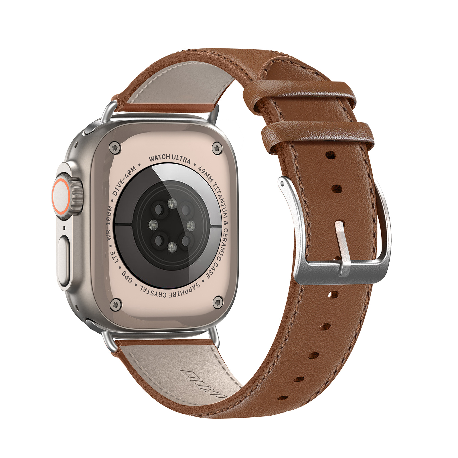 Řemínek pro Apple Watch 38mm / 40mm / 41mm - DuxDucis, YS Brown