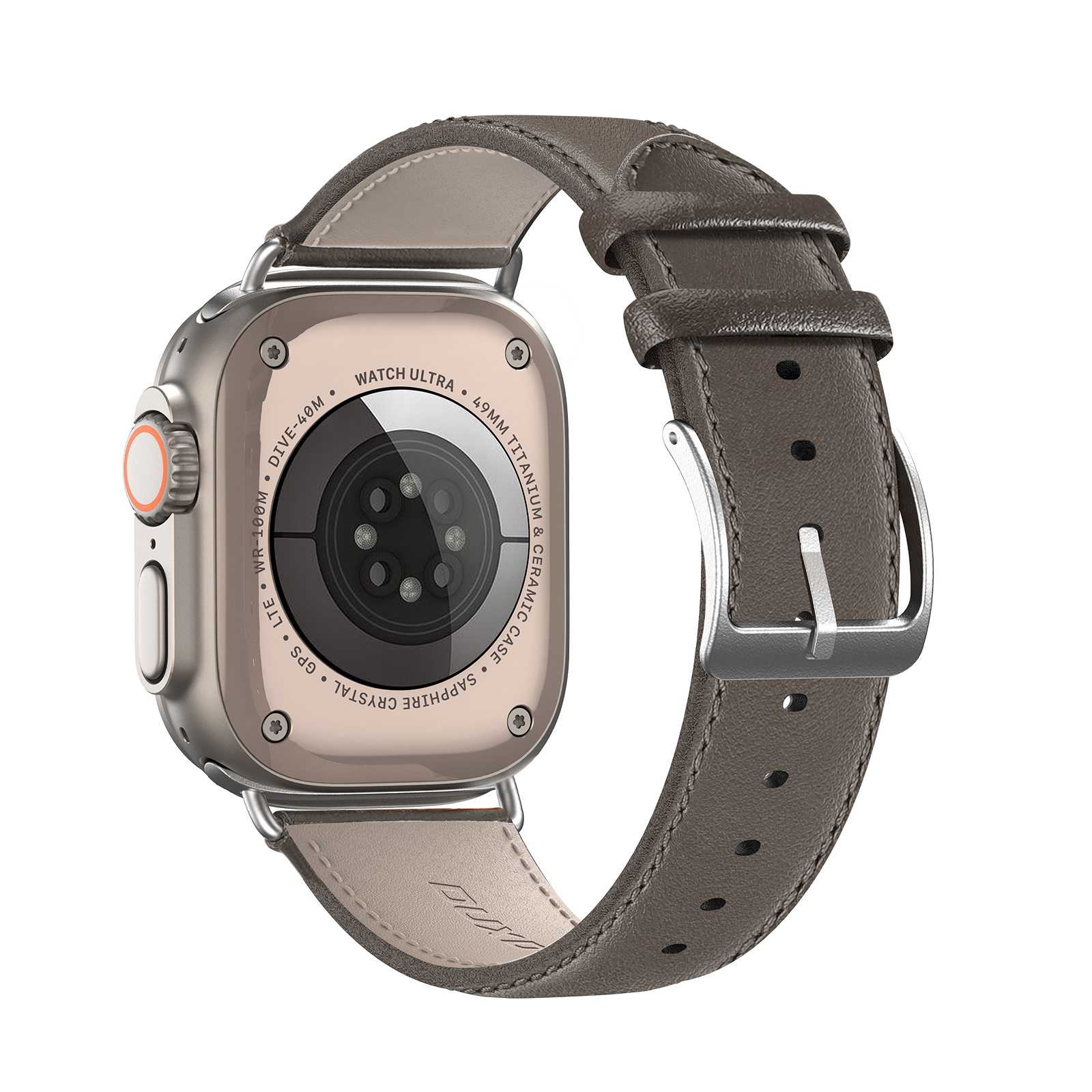 Řemínek pro Apple Watch 42mm / 44mm / 45mm / 49mm - DuxDucis, YS Gray