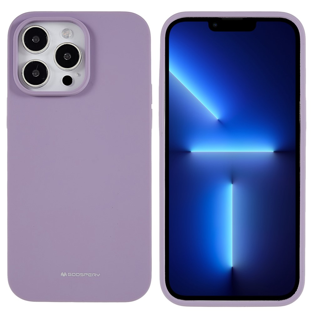Ochranný kryt na iPhone 15 Pro - Mercury, Silicone Purple
