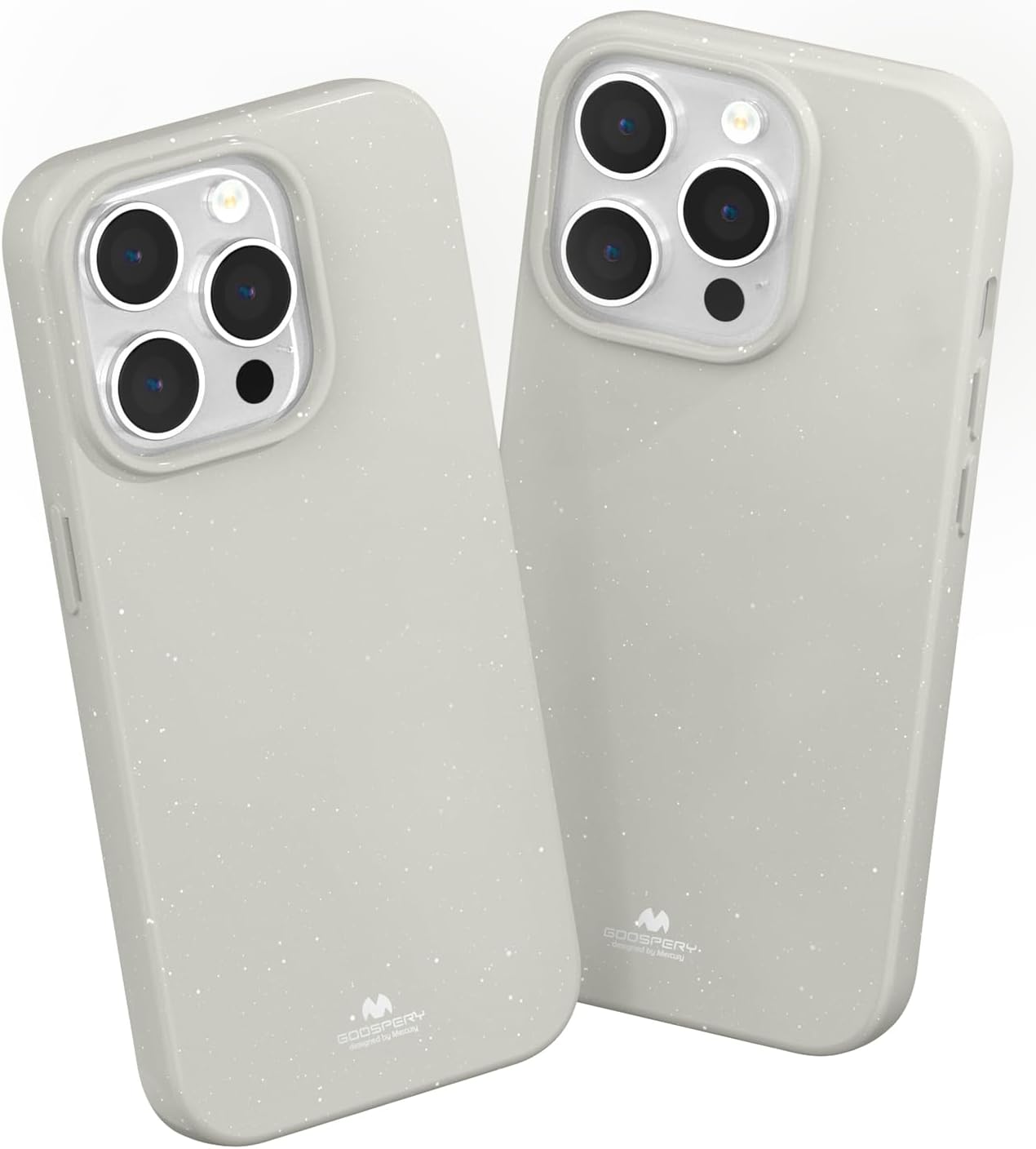 Ochranný kryt na iPhone 15 Pro - Mercury, Jelly White