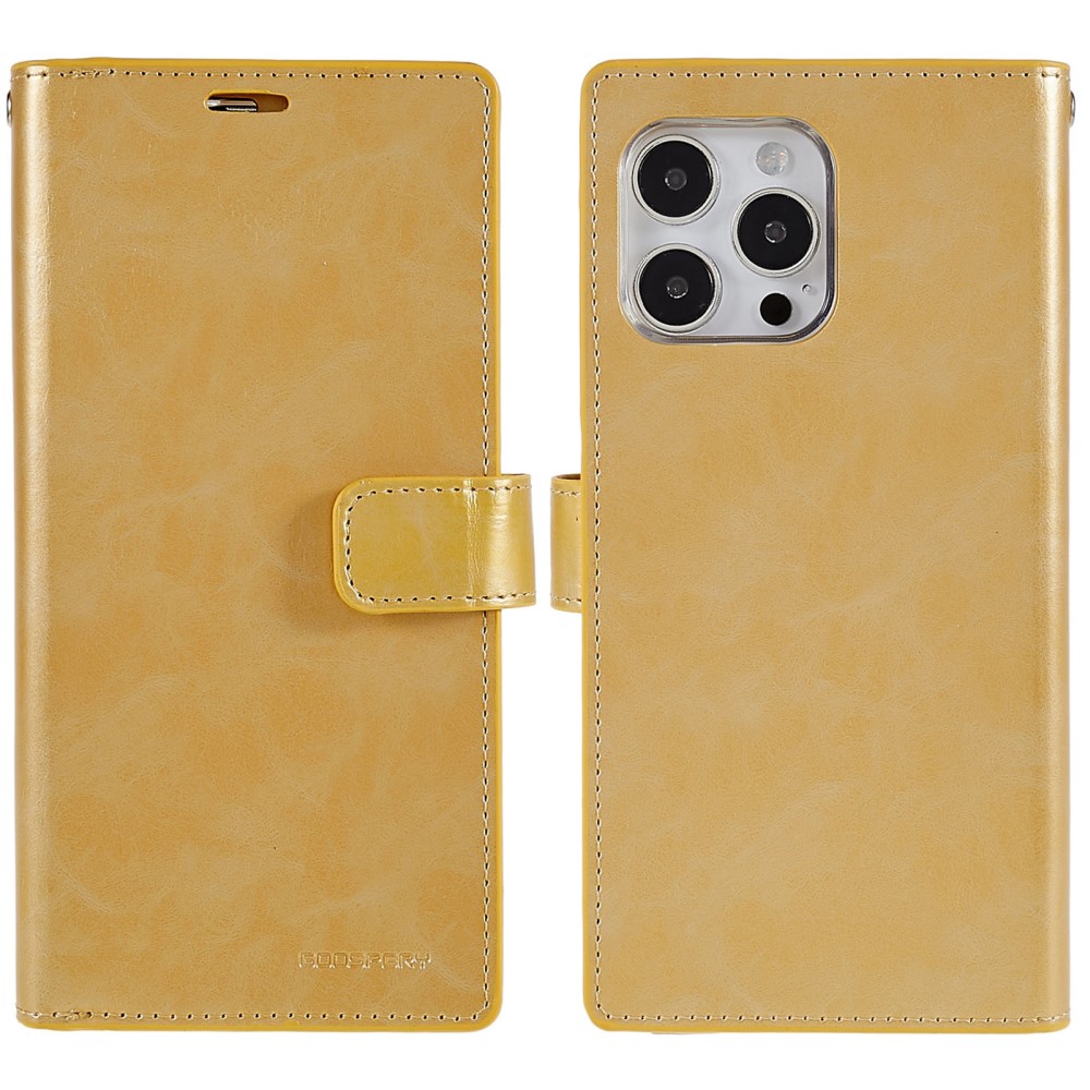 Ochranné pouzdro na iPhone 15 Pro - Mercury, Mansoor Diary Gold
