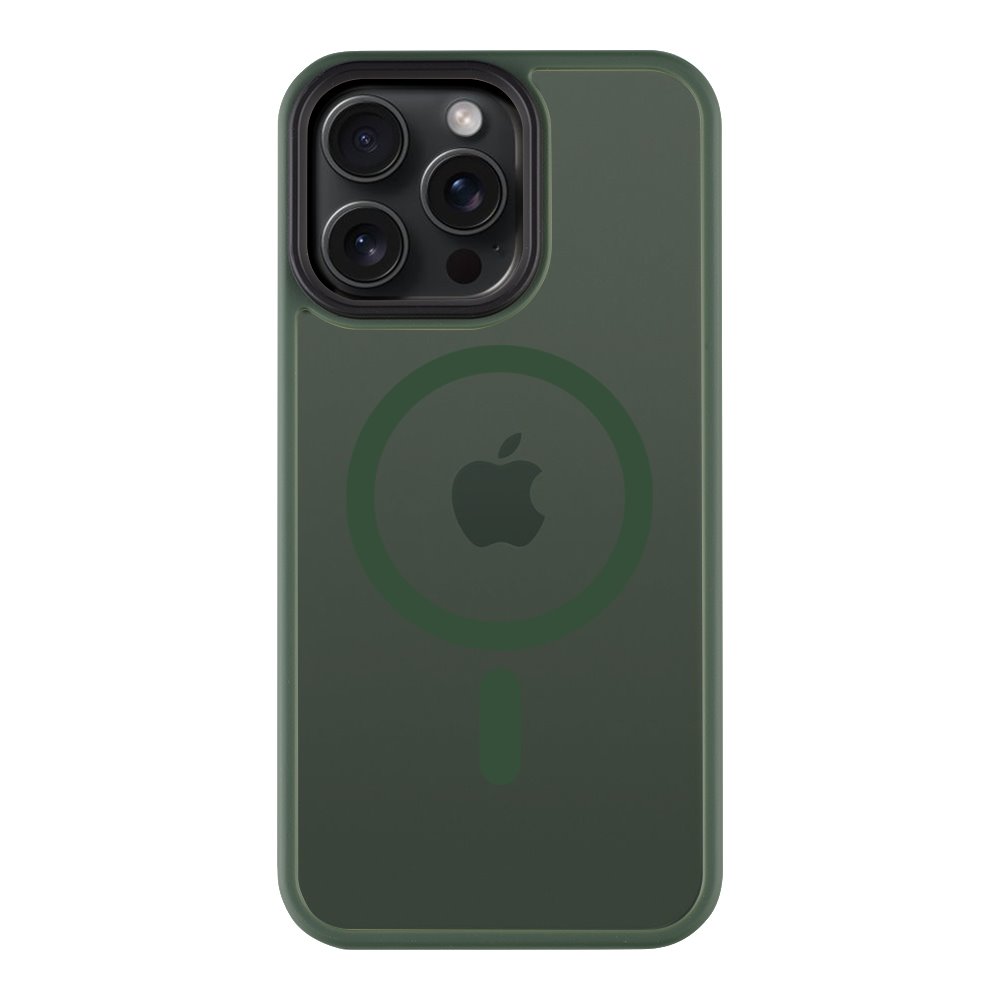 Ochranný kryt na iPhone 15 Pro MAX - Tactical, MagForce Hyperstealth Forest Green